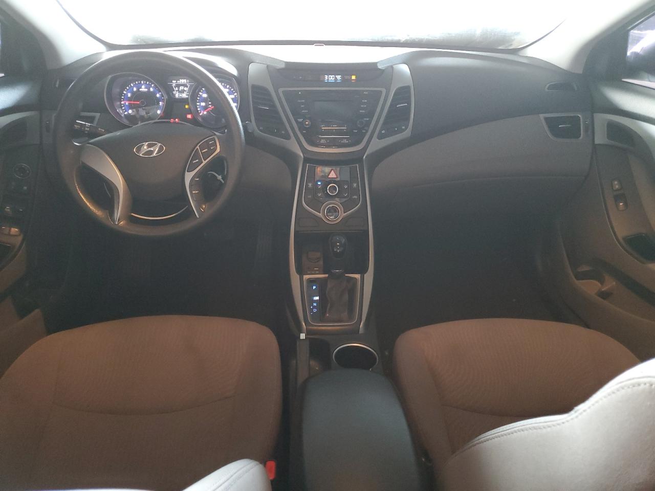 2016 Hyundai Elantra VIN 5NPDH4AE8GH682196 Copart auction photo, front end / minor dent/scratches damage thumbnail 8