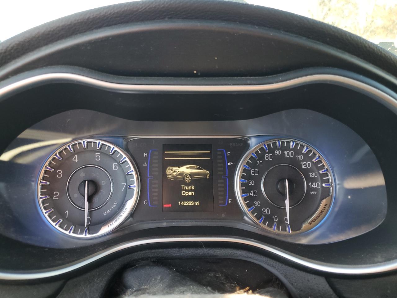 2015 Chrysler 200 VIN 1C3CCCAB2FN601075 Copart auction photo, rear end damage thumbnail 9