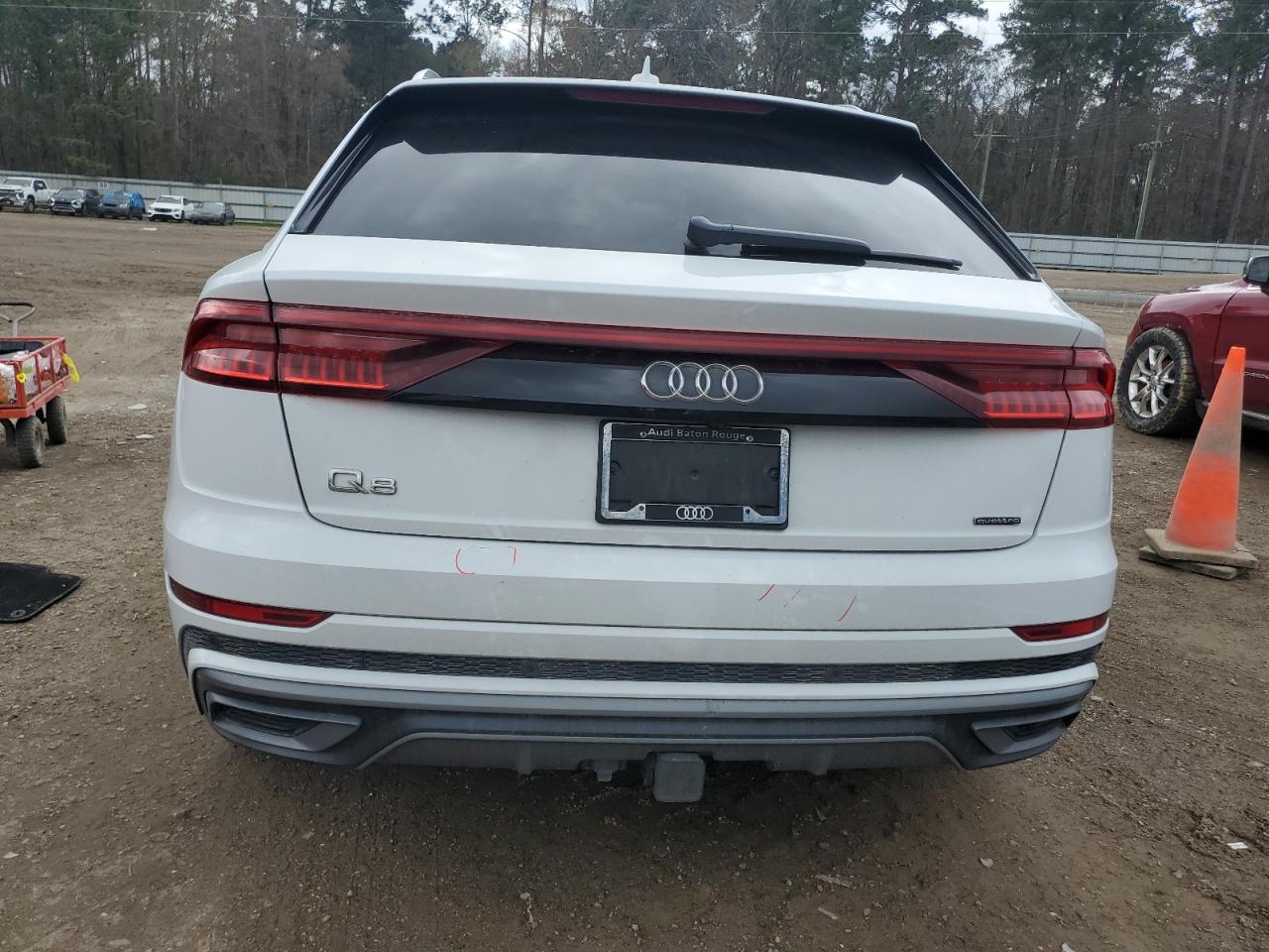 2021 Audi Q8 VIN WA1EVAF18MD004657 Copart auction photo, front end damage thumbnail 6