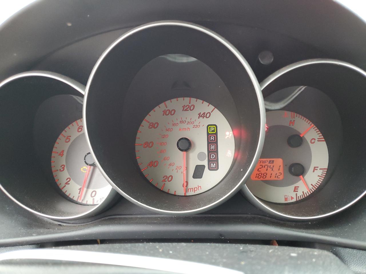 2008 Mazda 3 VIN JM1BK12F581782392 Copart auction photo, front end / side damage thumbnail 9