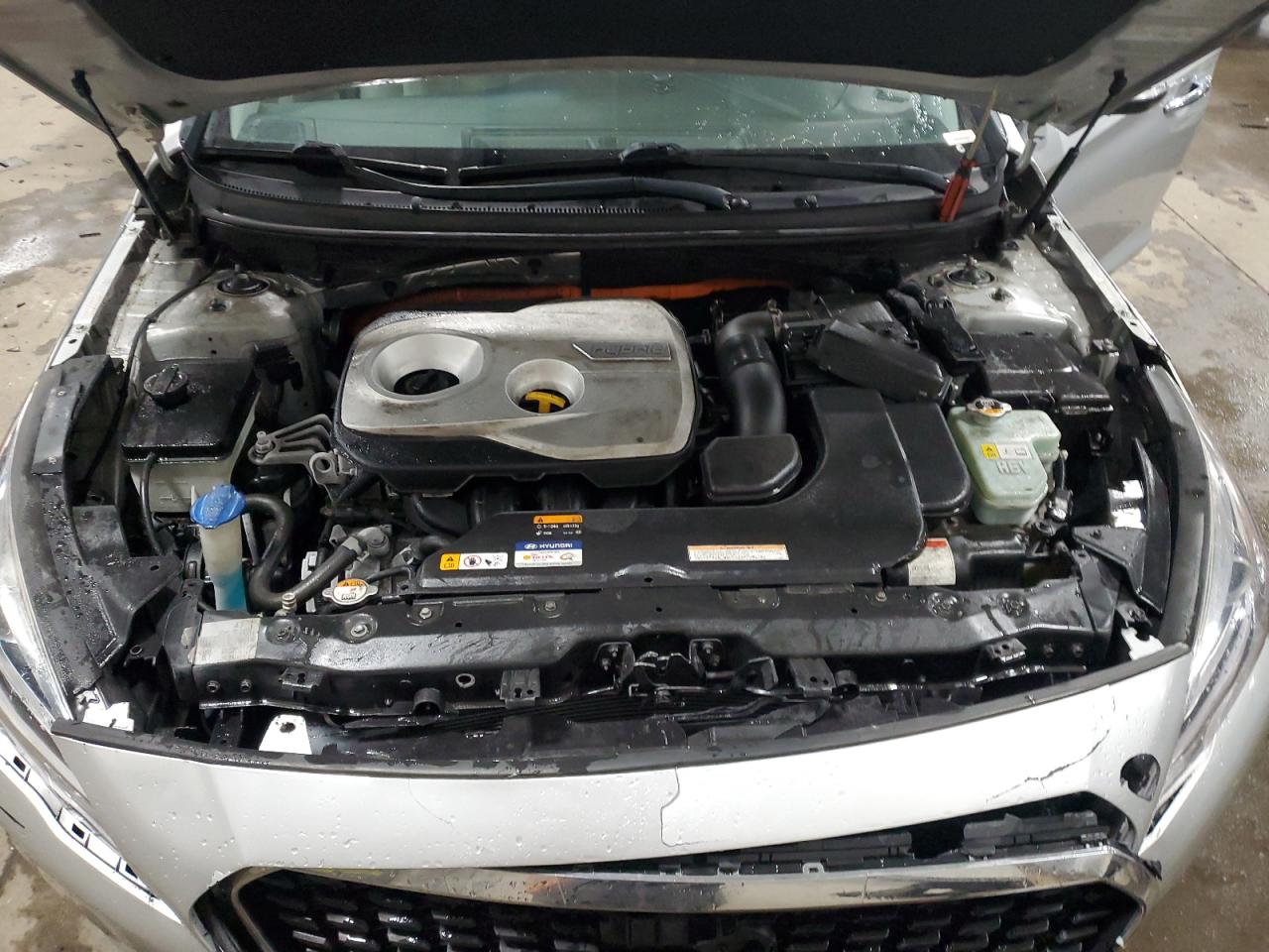 2016 Hyundai Sonata VIN KMHE24L14GA013880 Copart auction photo, front end damage thumbnail 12