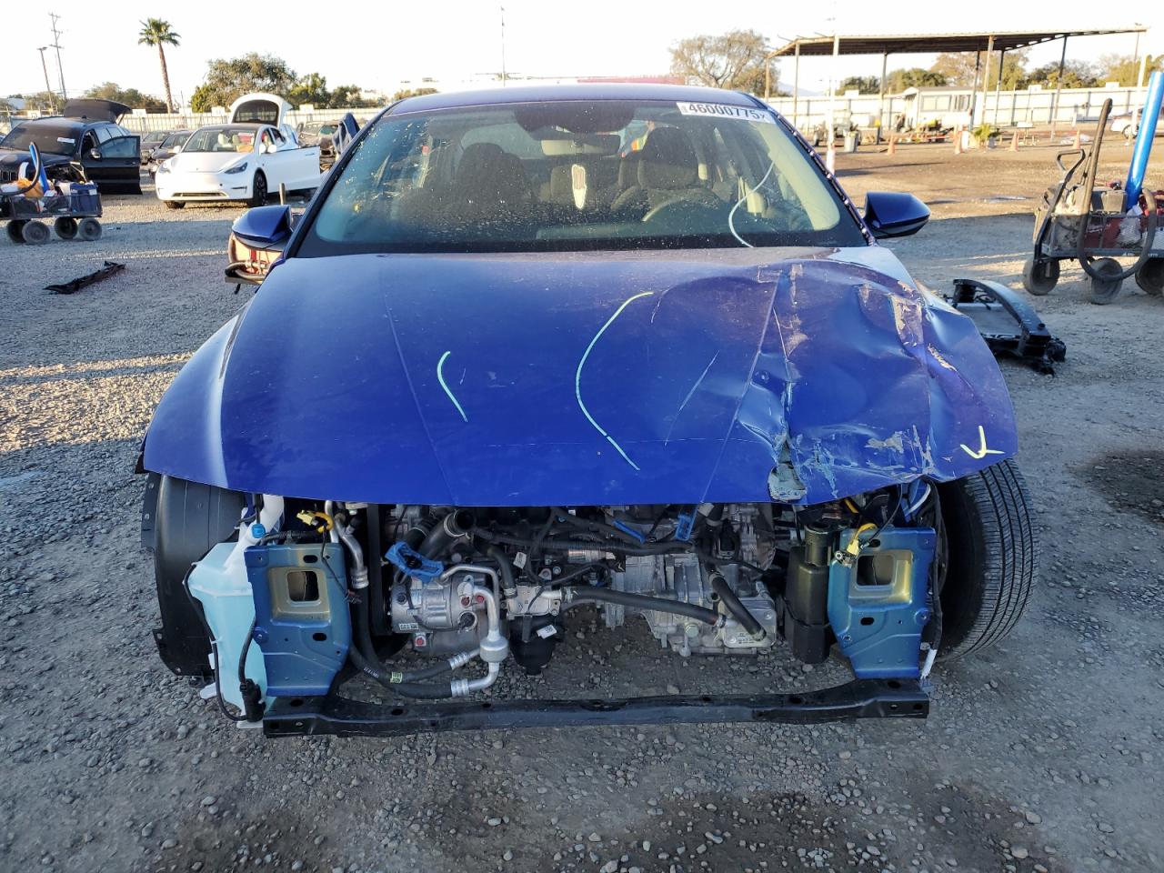 2023 Hyundai Elantra VIN KMHLL4AG1PU583197 Copart auction photo, front end / minor dent/scratches damage thumbnail 5