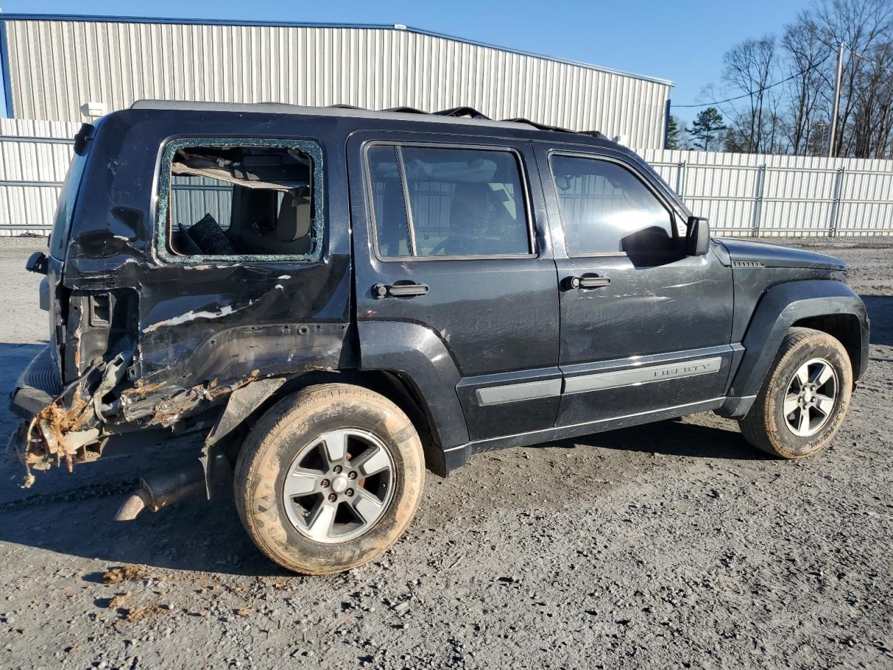 2008 Jeep Liberty (North America) VIN 1J8GP28KX8W207928 Copart auction photo, rear end damage thumbnail 3
