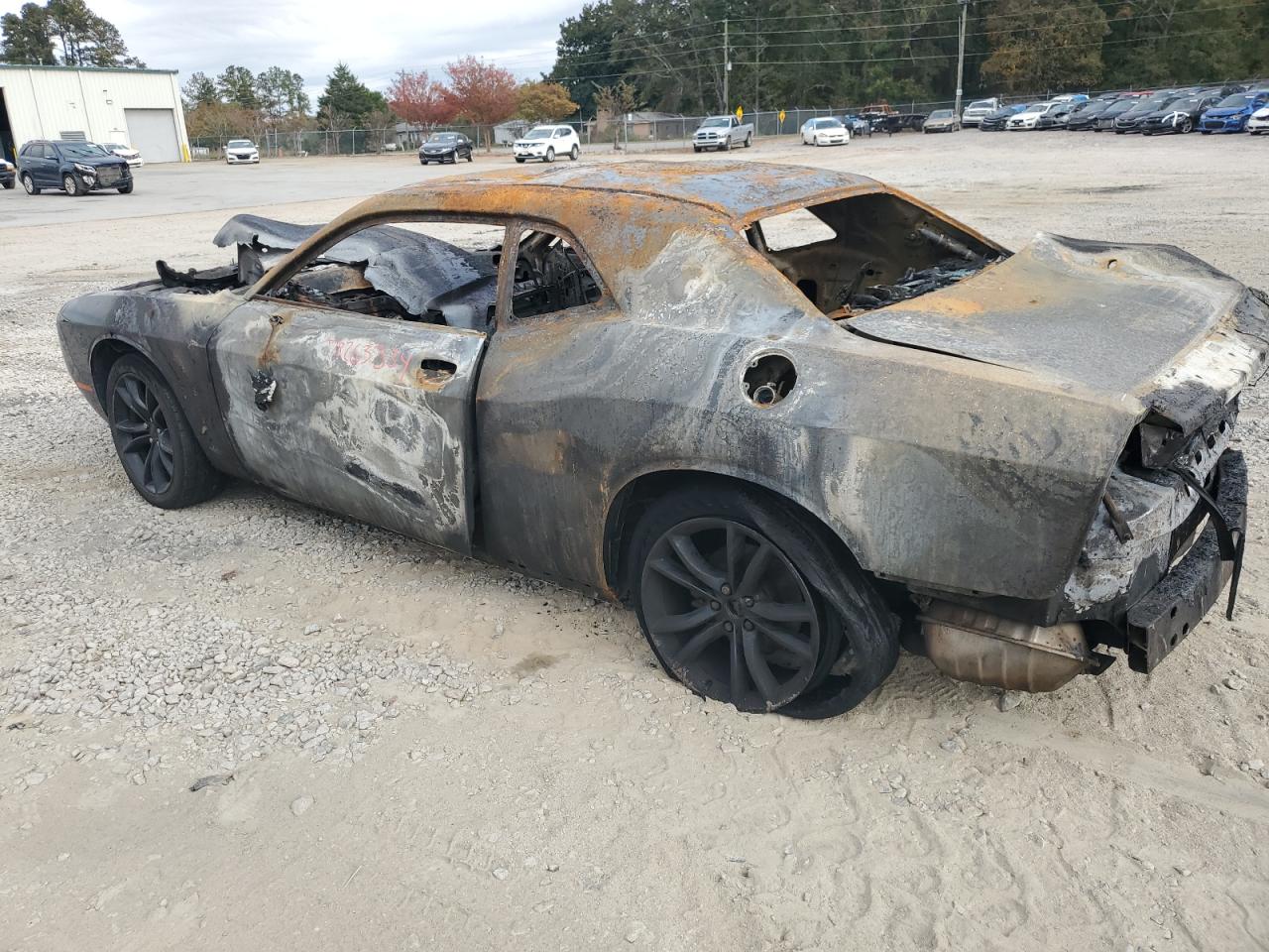 2016 Dodge Challenger VIN 2C3CDZAG1GH119493 Copart auction photo, burn damage thumbnail 2