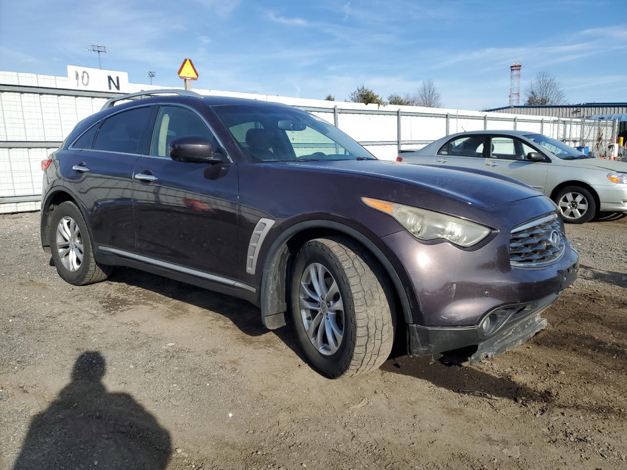 2010 Infiniti FX VIN JN8AS1MW9AM852168 Copart auction photo, front end / minor dent/scratches damage thumbnail 4