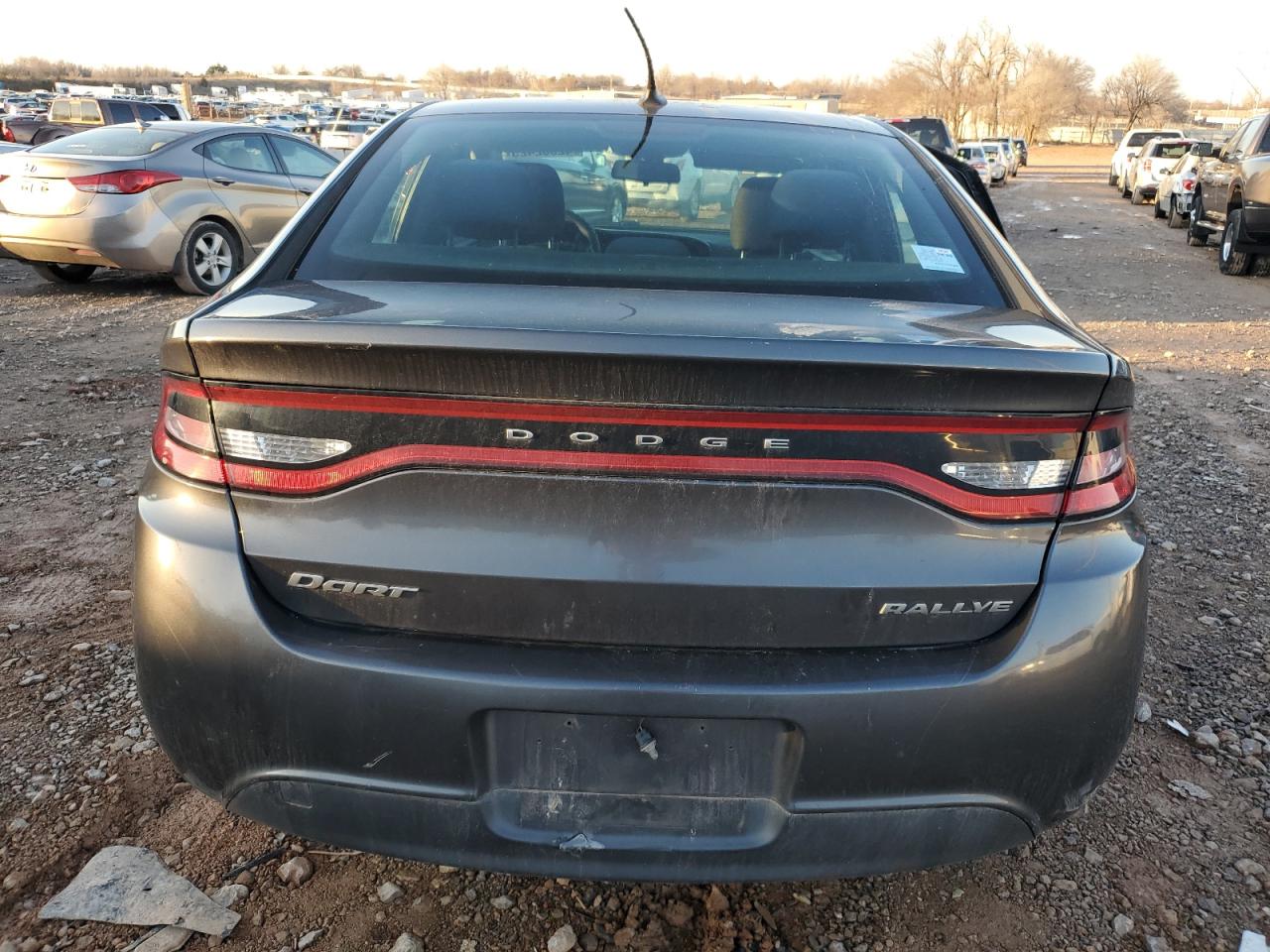 2016 Dodge Dart VIN 1C3CDFFA7GD821530 Copart auction photo, all over damage thumbnail 6