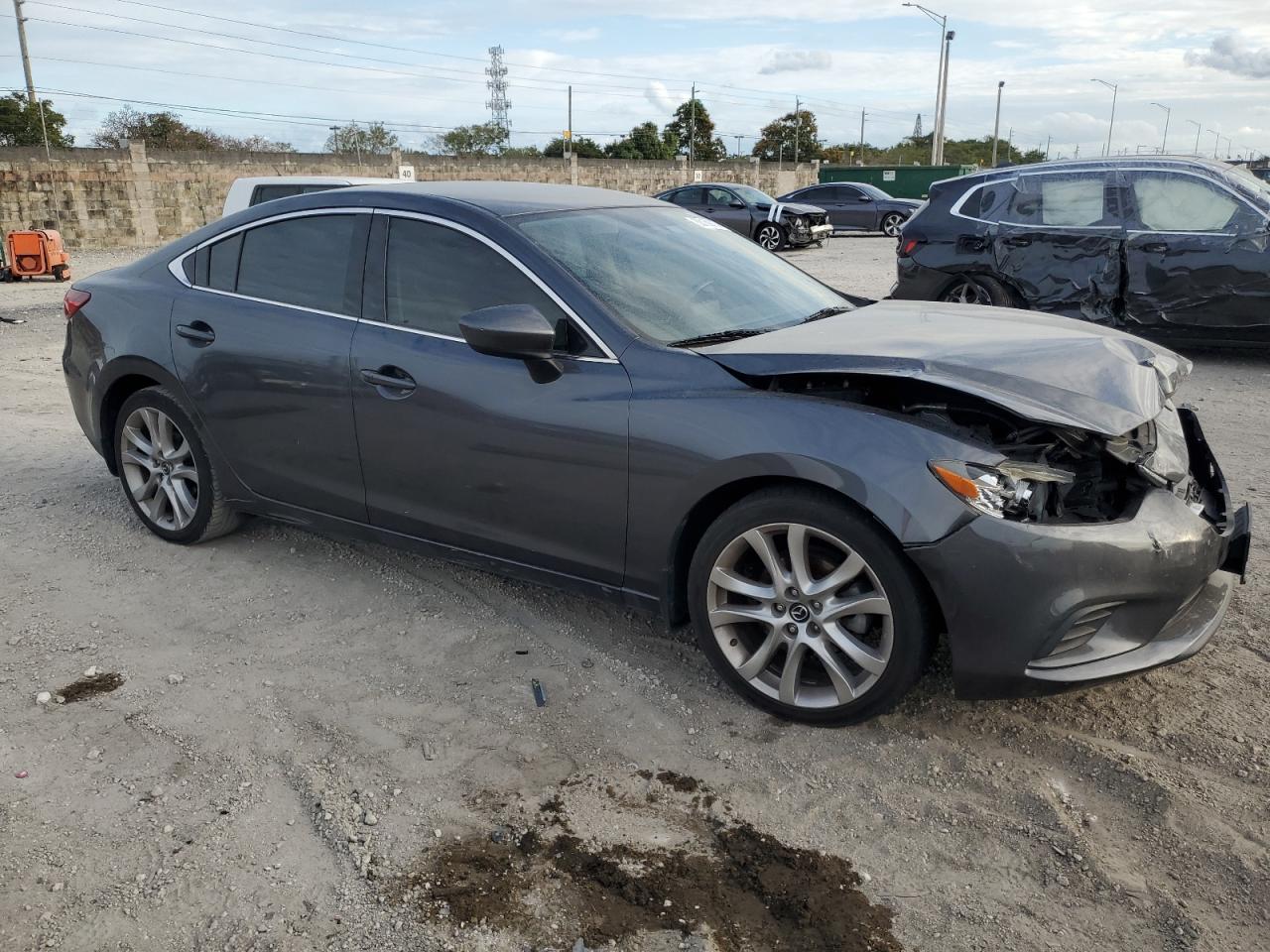 2016 Mazda 6 VIN JM1GJ1V54G1475516 Copart auction photo, front end damage thumbnail 4
