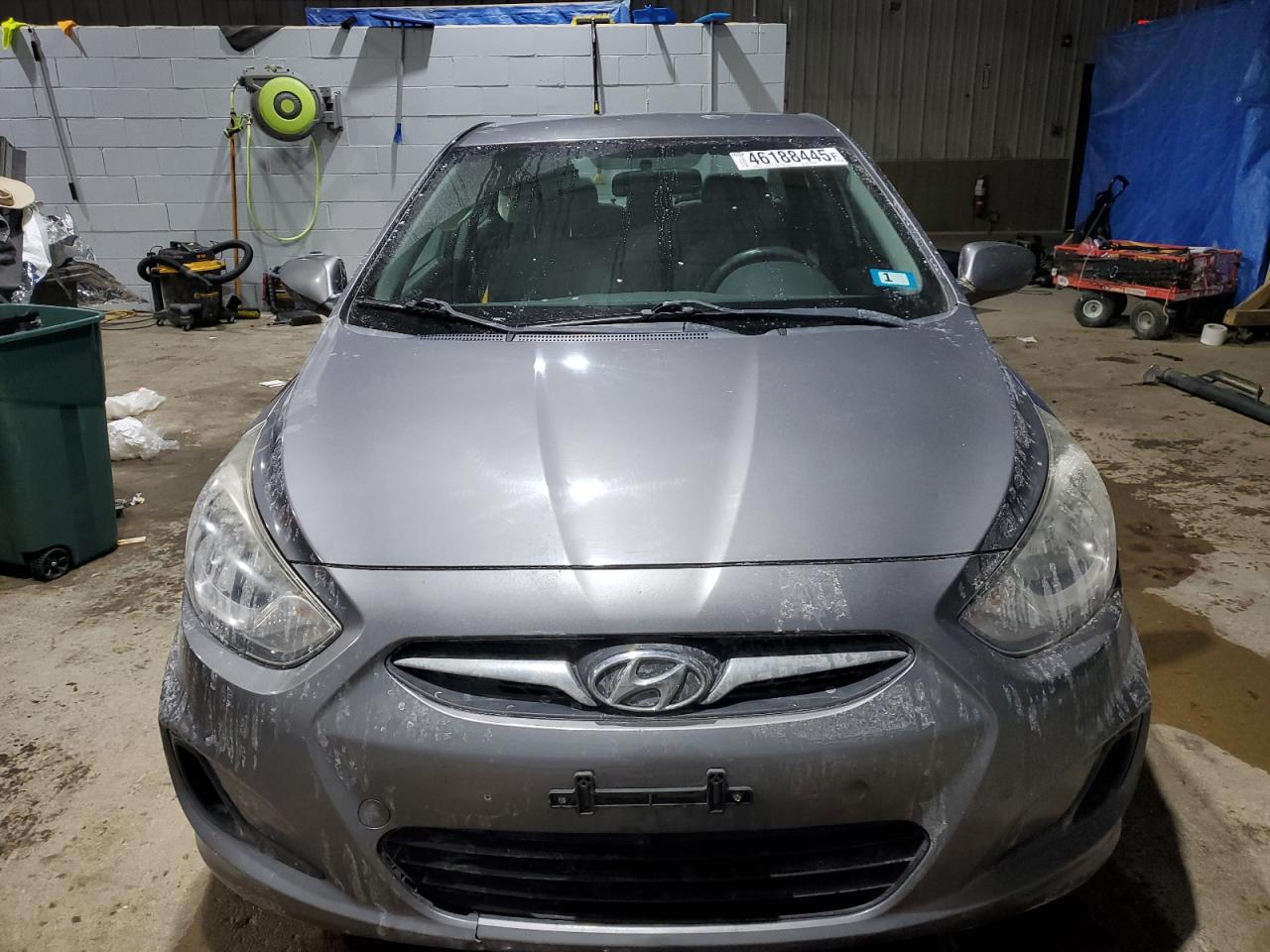 2014 Hyundai Accent VIN KMHCT4AEXEU673637 Copart auction photo, rear end / side damage thumbnail 5