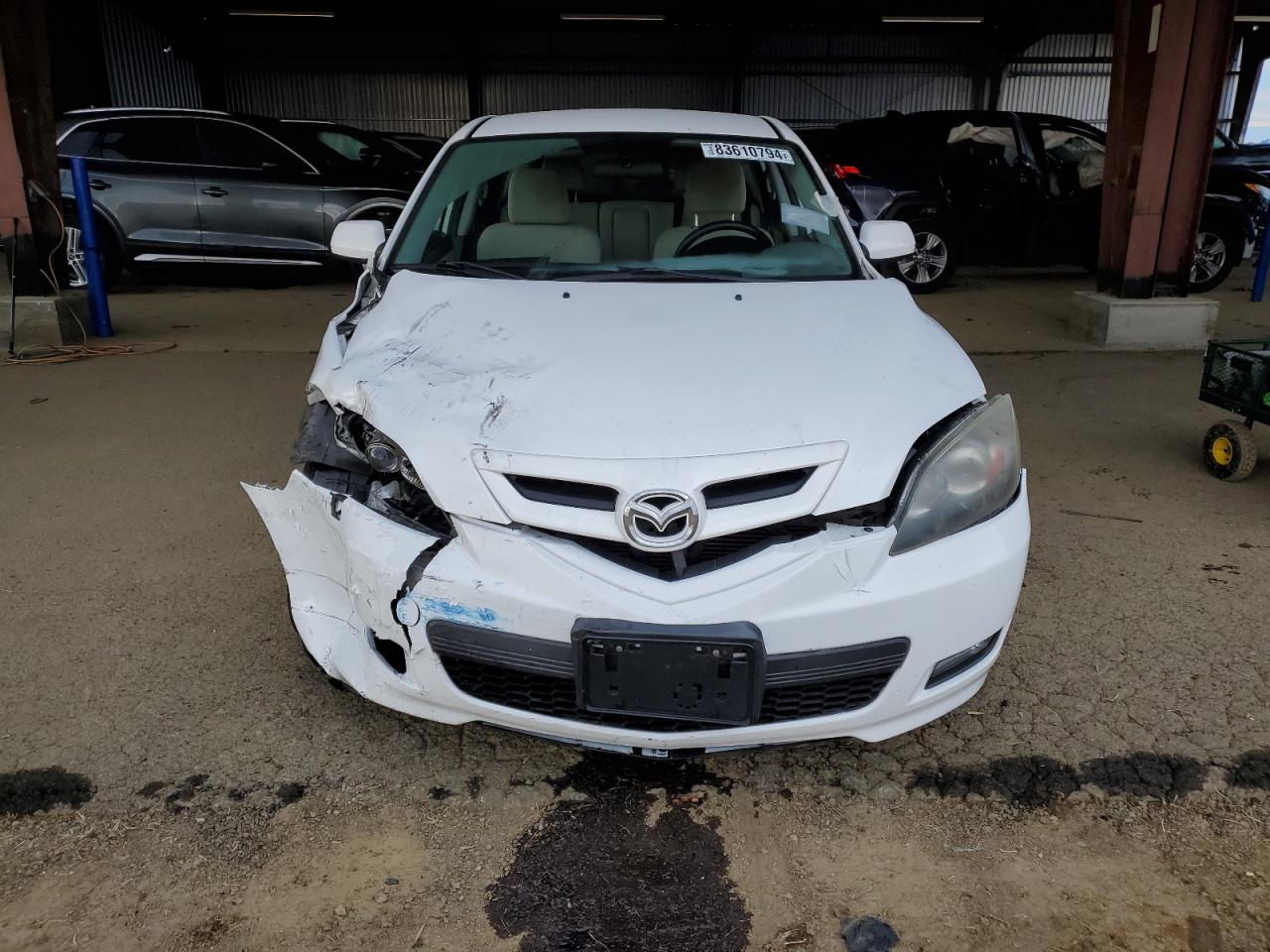 2009 Mazda 3 VIN JM1BK344091218383 Copart auction photo, front end damage thumbnail 5