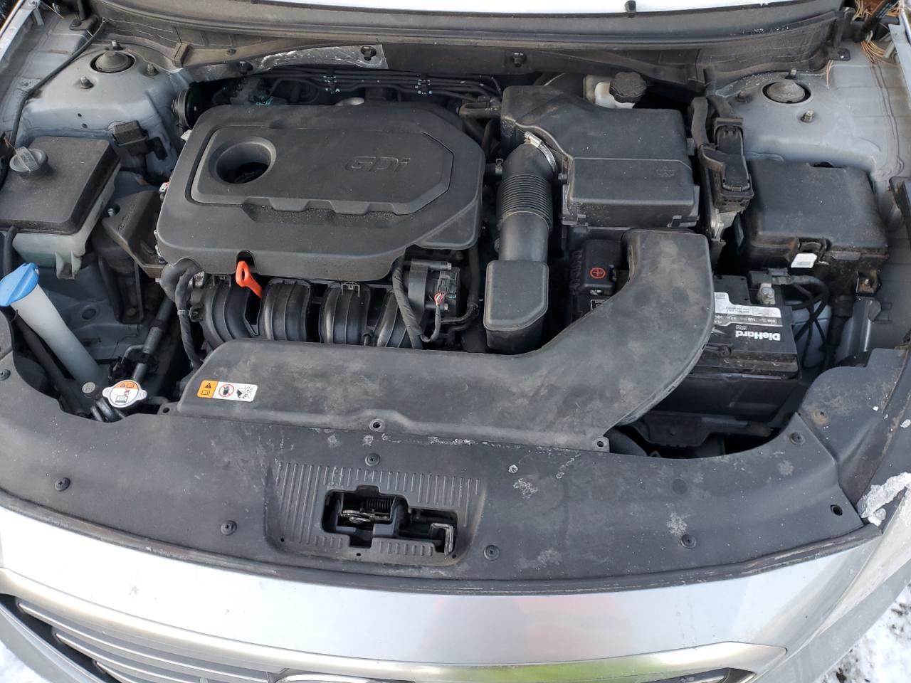 2015 Hyundai Sonata VIN 5NPE24AF8FH125947 Copart auction photo, vandalism damage thumbnail 11