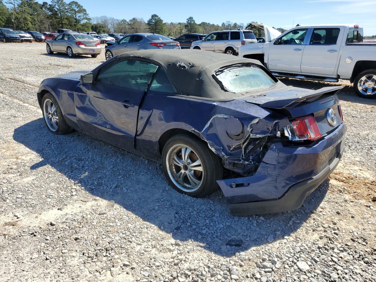 2012 Ford Mustang VIN 1ZVBP8EMXC5263941 Copart auction photo, all over / top/roof damage thumbnail 2