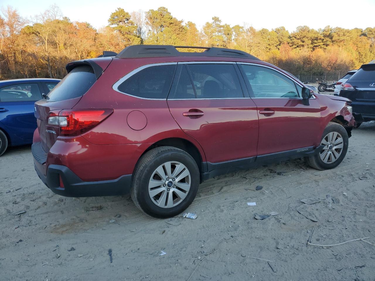 2018 Subaru Outback VIN 4S4BSAHC7J3227740 Copart auction photo, front end / undercarriage damage thumbnail 3
