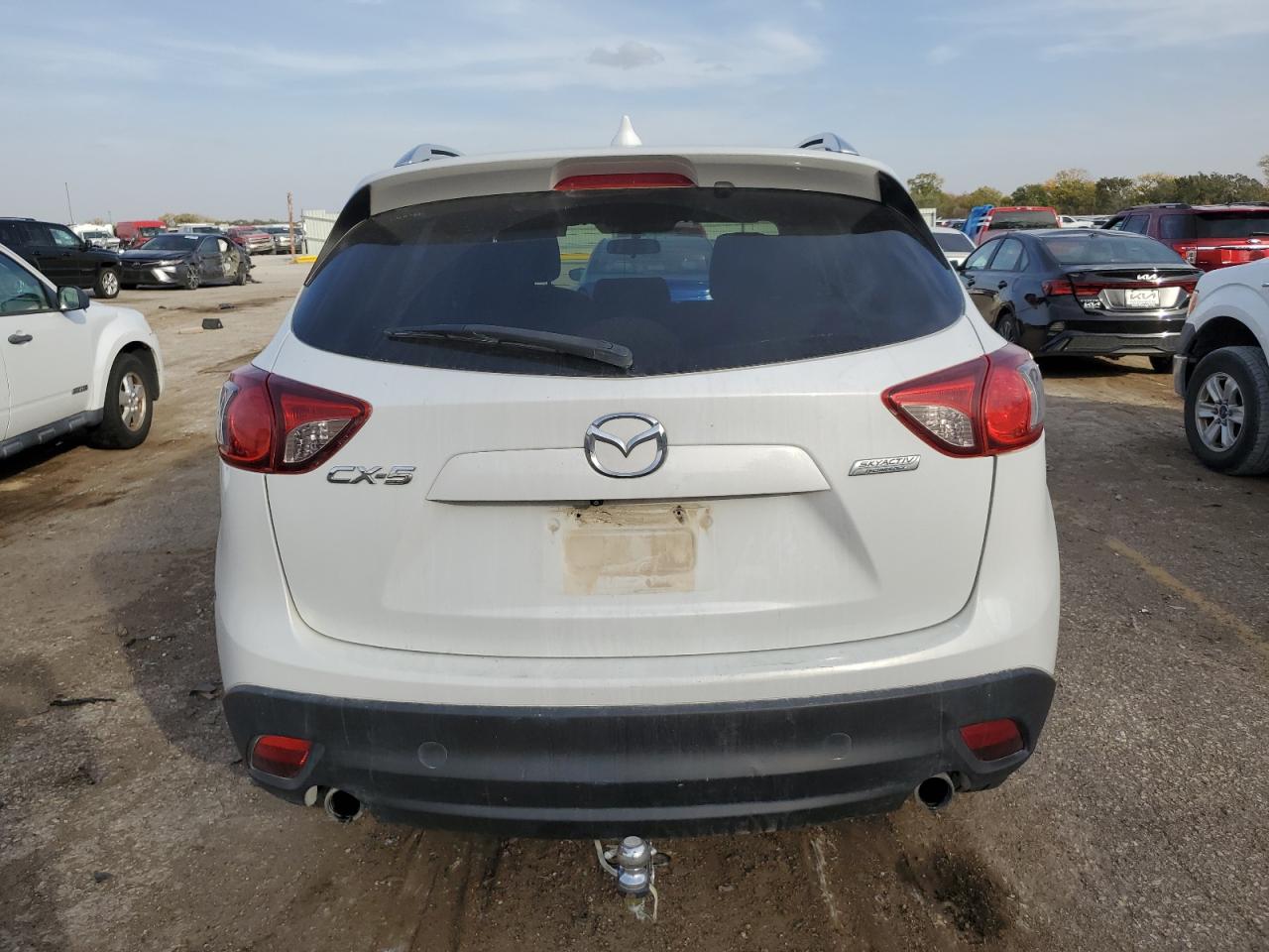 2015 Mazda CX-5 VIN JM3KE2CY2F0456136 Copart auction photo, front end / side damage thumbnail 6