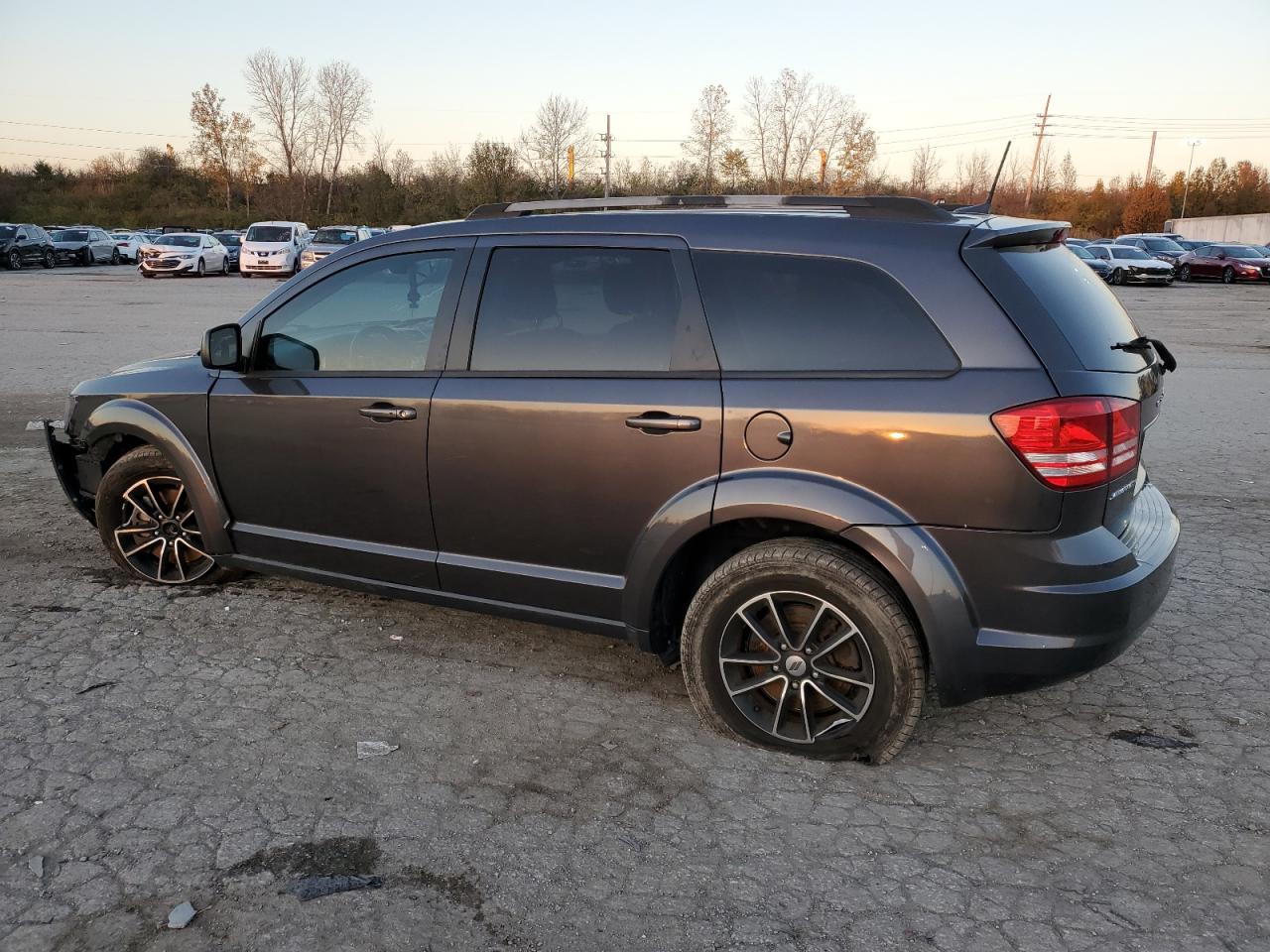 2018 Dodge Journey VIN 3C4PDCAB4JT429070 Copart auction photo, front end / undercarriage damage thumbnail 2