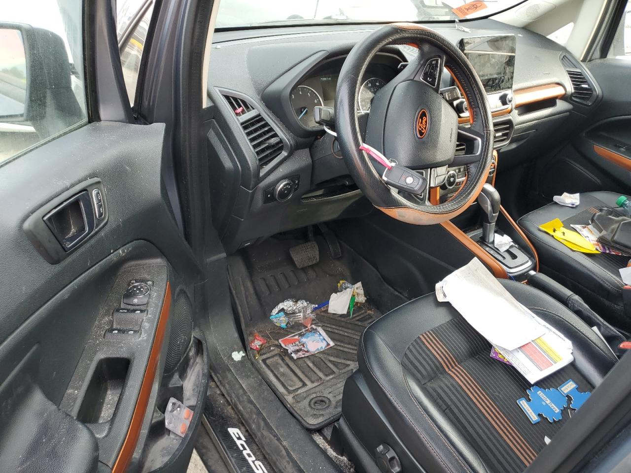 2018 Ford EcoSport VIN MAJ6P1CL6JC165266 Copart auction photo, all over damage thumbnail 8