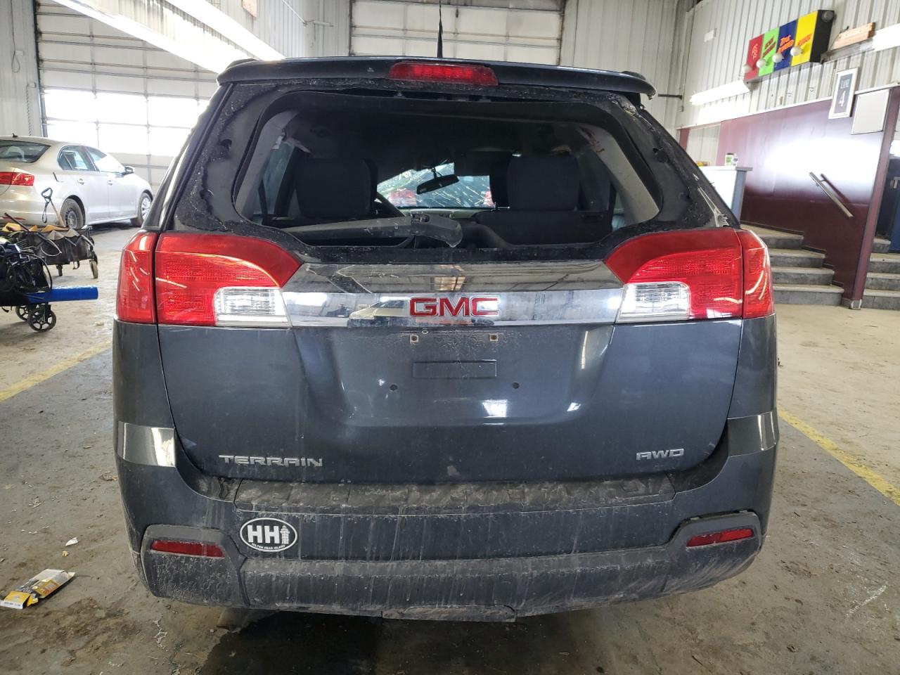 2011 GMC Terrain VIN 2CTFLREC8B6308086 Copart auction photo, rollover damage thumbnail 6