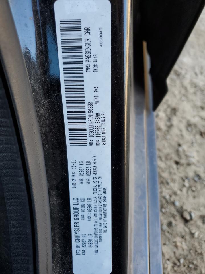 2012 Chrysler 200 VIN 1C3CCBHG5CN150330 Copart auction photo, minor dent/scratches damage thumbnail 14