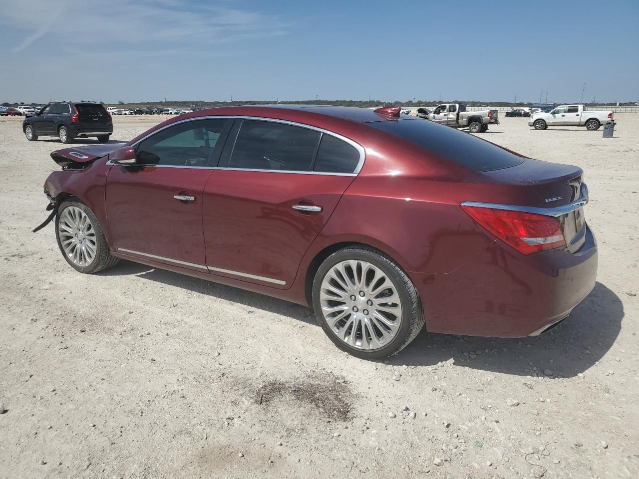 2015 Buick LaCrosse VIN 1G4GF5G36FF253576 Copart auction photo, front end / side damage thumbnail 2