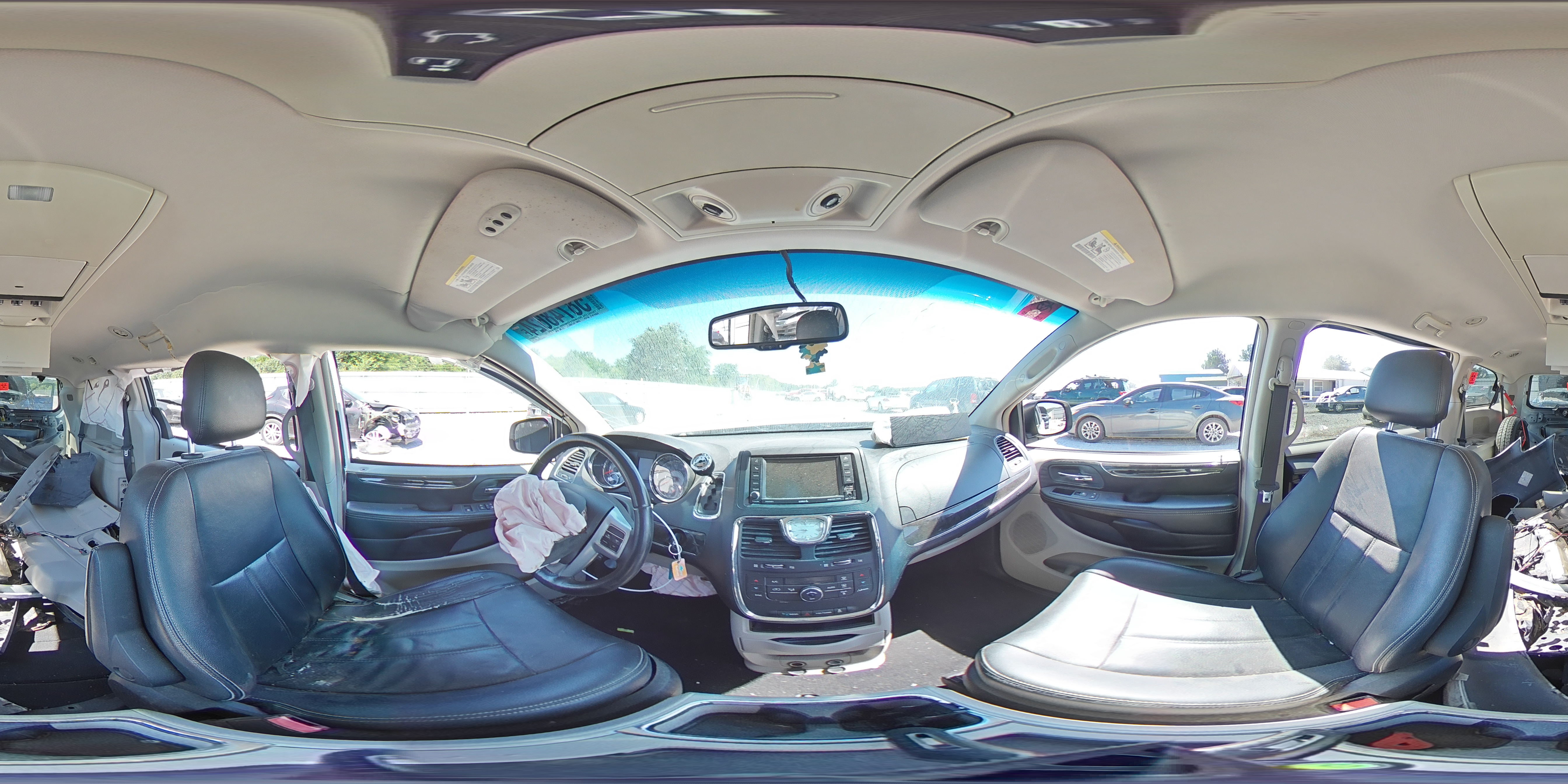 2014 Chrysler Town & Country VIN 2C4RC1BG0ER132168 Copart auction photo, all over damage thumbnail 14
