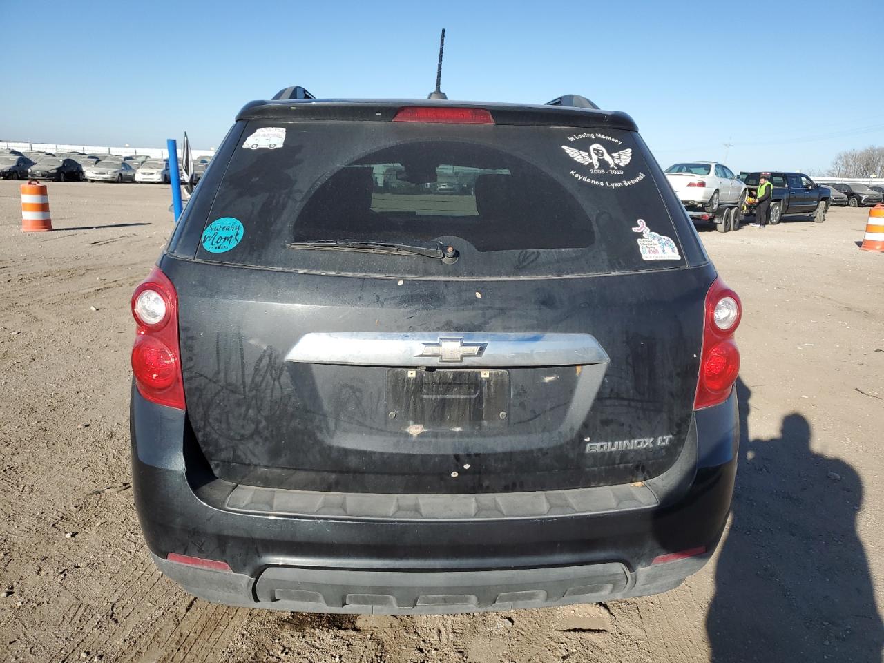 2015 Chevrolet Equinox VIN 2GNALBEKXF6347005 Copart auction photo, front end / hail damage thumbnail 6