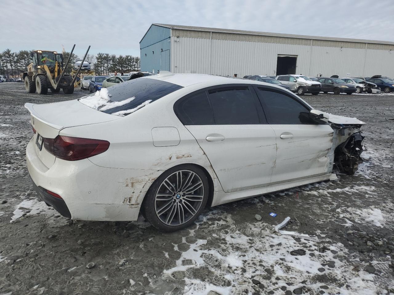 2020 BMW 5er VIN WBAJS3C00LCE47958 Copart auction photo, all over damage thumbnail 3