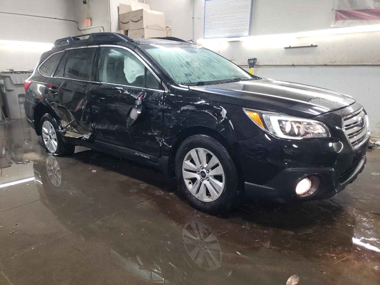 2015 Subaru Outback VIN 4S4BSAFCXF3305079 Copart auction photo, side / front end damage thumbnail 4