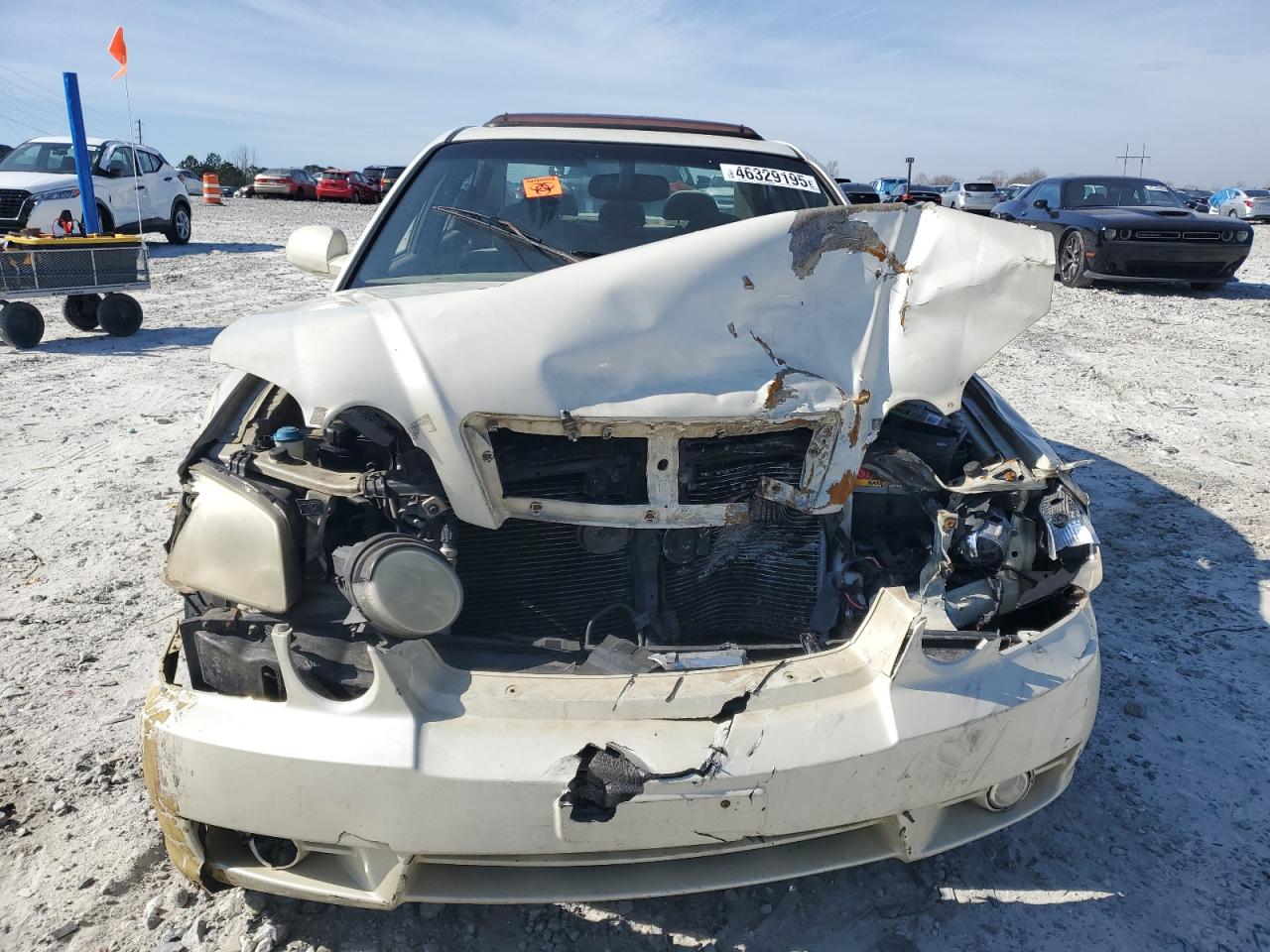 2004 KIA Optima VIN KNAGD128X45356196 Copart auction photo, front end damage thumbnail 5