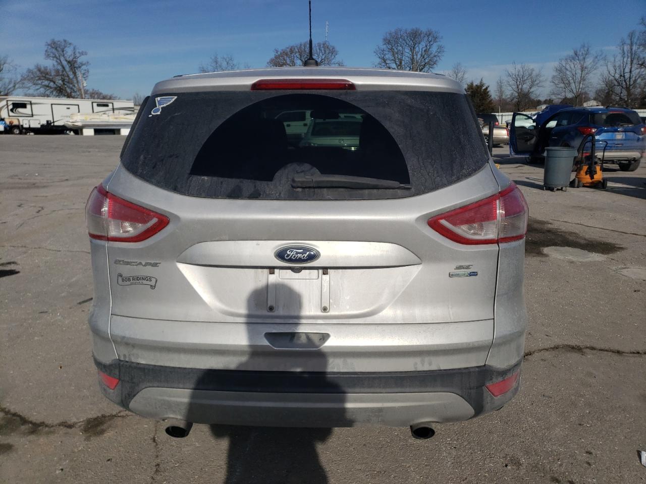 2015 Ford Escape VIN 1FMCU9G98FUA18673 Copart auction photo, side / front end damage thumbnail 6
