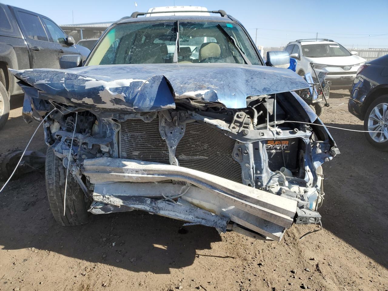 2007 Subaru Forester VIN JF1SG67617H703240 Copart auction photo, front end damage thumbnail 5