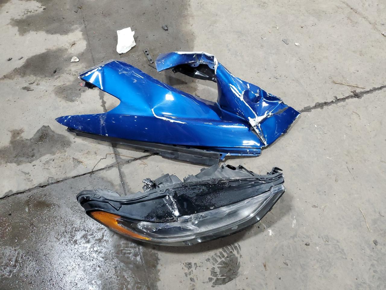 2017 Ford Fusion VIN 3FA6P0H7XHR215071 Copart auction photo, front end / side damage thumbnail 13