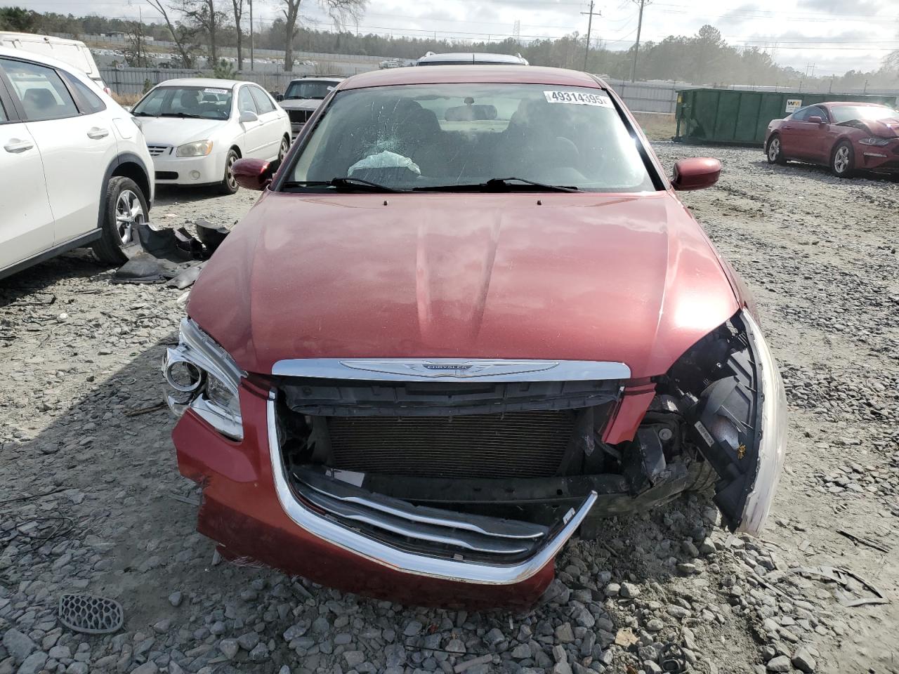 2013 Chrysler 200 VIN 1C3CCBBBXDN676791 Copart auction photo, front end damage thumbnail 5