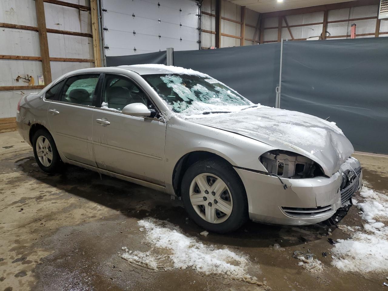 2006 Chevrolet Impala VIN 2G1WB58K469158307 Copart auction photo, front end / side damage thumbnail 4