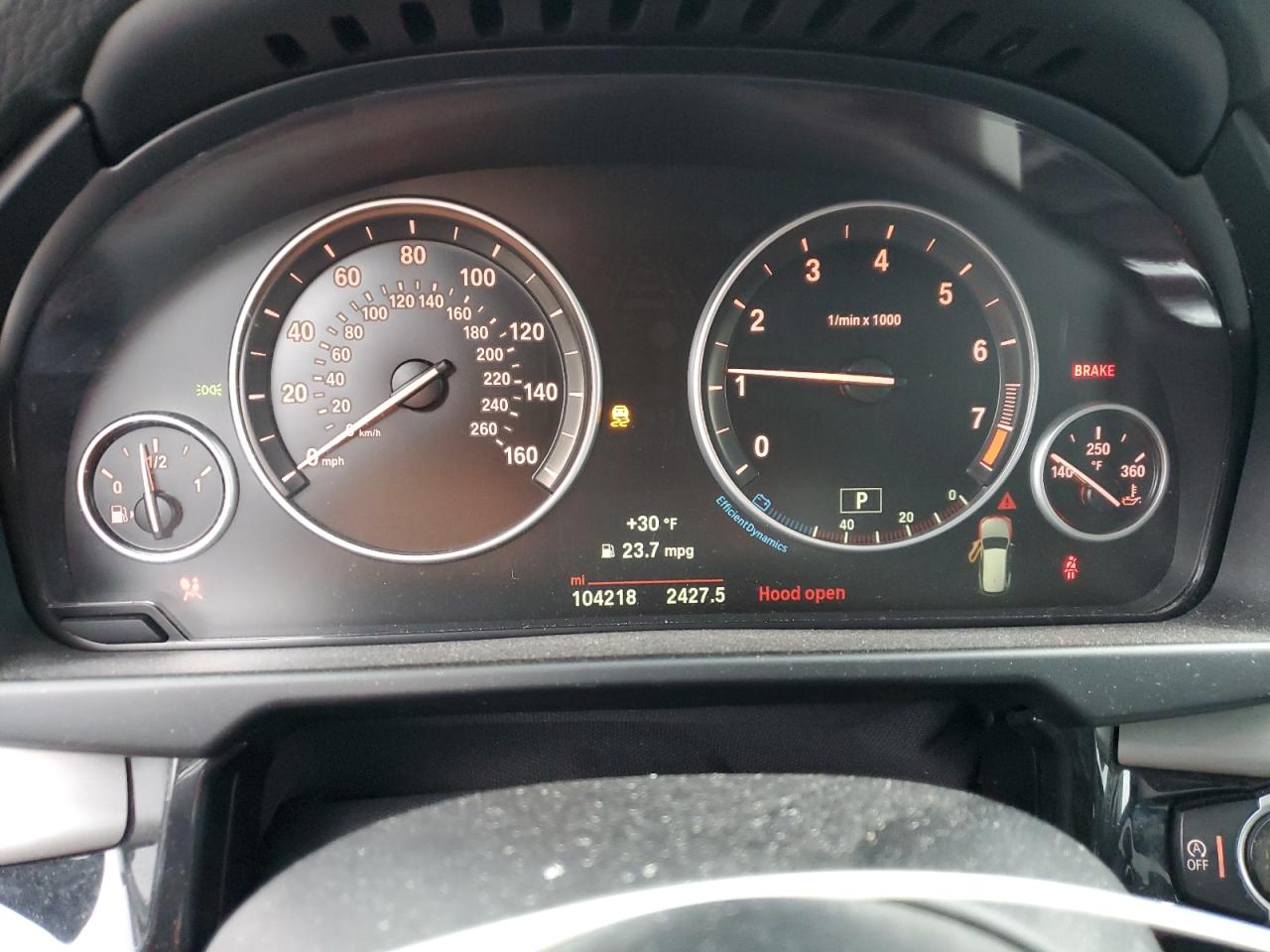 2015 BMW X5 VIN 5UXKR0C5XF0P14005 Copart auction photo, undercarriage damage thumbnail 9