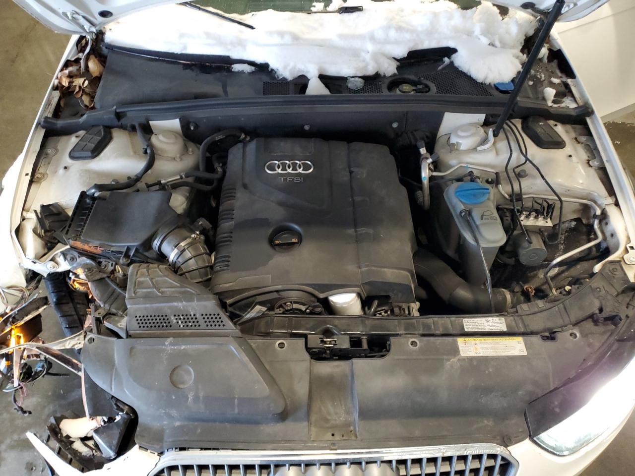 2013 Audi A4 VIN WA1UFAFL9DA222778 Copart auction photo, front end damage thumbnail 11