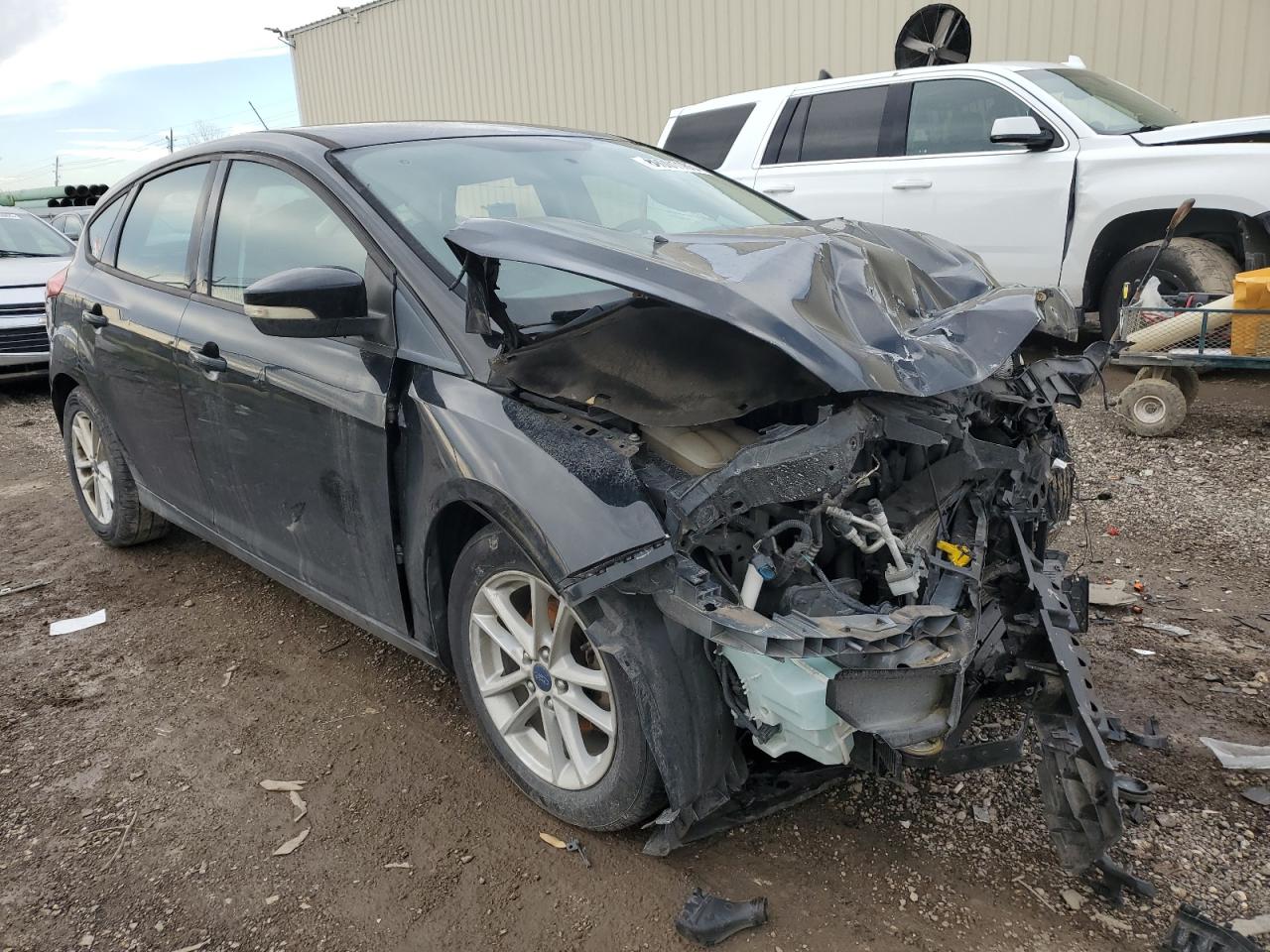 2017 Ford Focus VIN 1FADP3K22HL223864 Copart auction photo, all over damage thumbnail 4