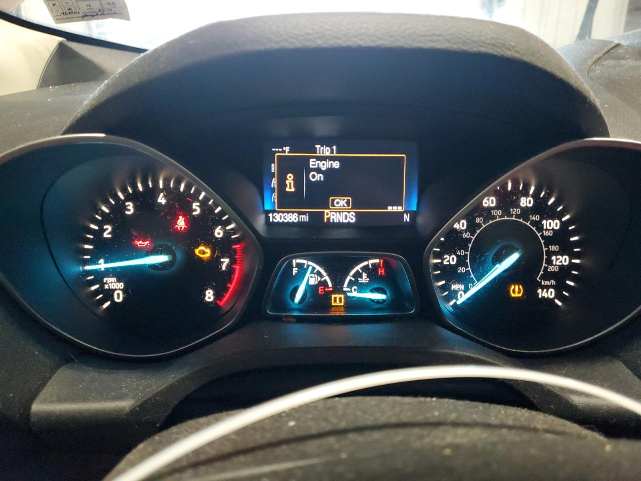 2017 Ford Escape VIN 1FMCU9G95HUC46262 Copart auction photo, all over damage thumbnail 9