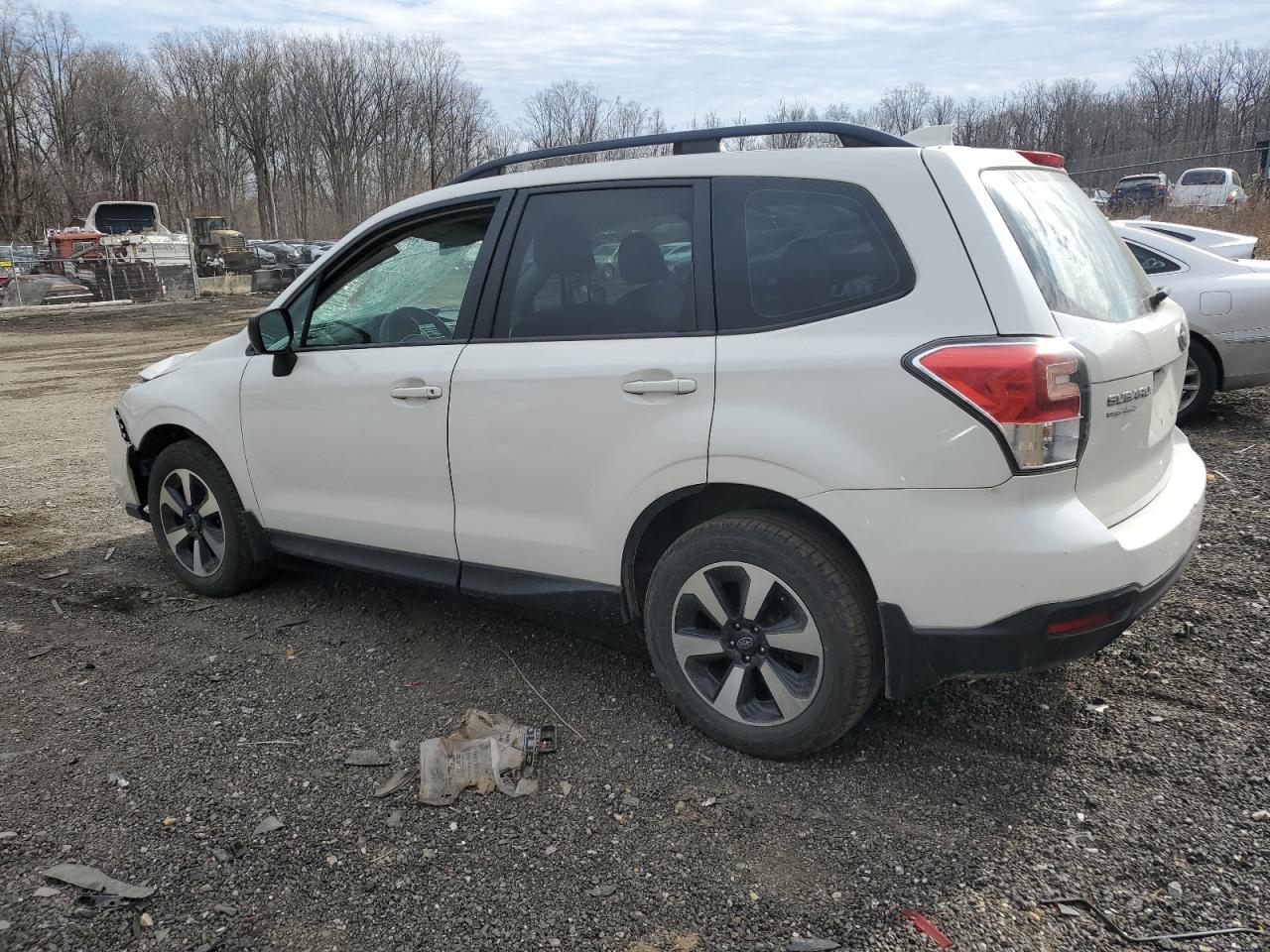 2018 Subaru Forester VIN JF2SJABC7JH577521 Copart auction photo, top/roof / front end damage thumbnail 2