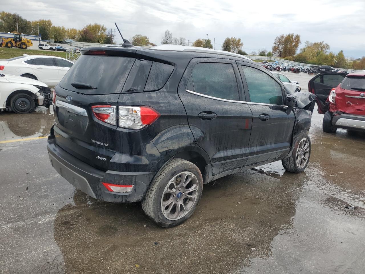 2022 Ford EcoSport VIN MAJ6S3KL4NC458276 Copart auction photo, all over damage thumbnail 3