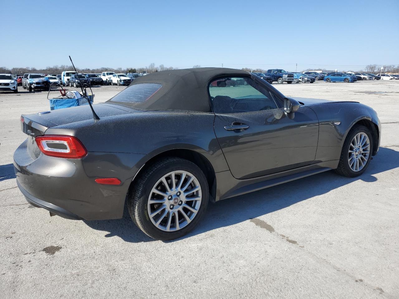 2018 Fiat 124 Spider VIN JC1NFAEK8J0138887 Copart auction photo, front end / side damage thumbnail 3