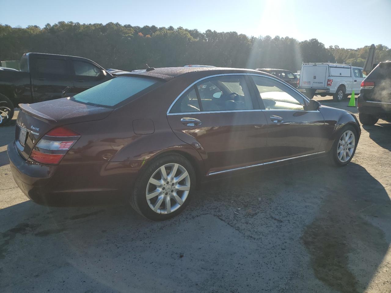 2007 Mercedes-Benz S-klasse VIN WDDNG86X47A105235 Copart auction photo, normal wear damage thumbnail 3