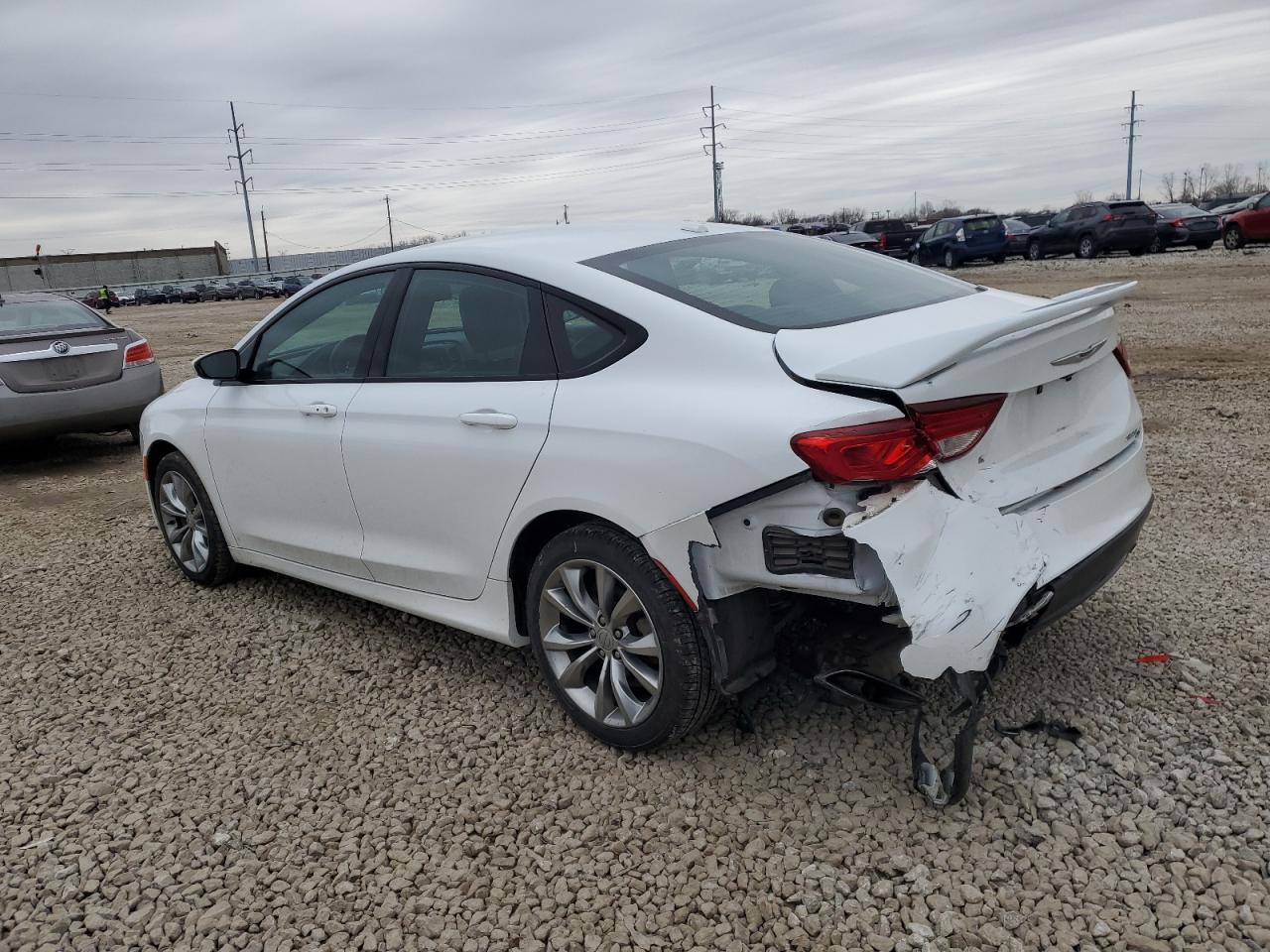 2015 Chrysler 200 VIN 1C3CCCBBXFN730115 Copart auction photo, rear end damage thumbnail 2