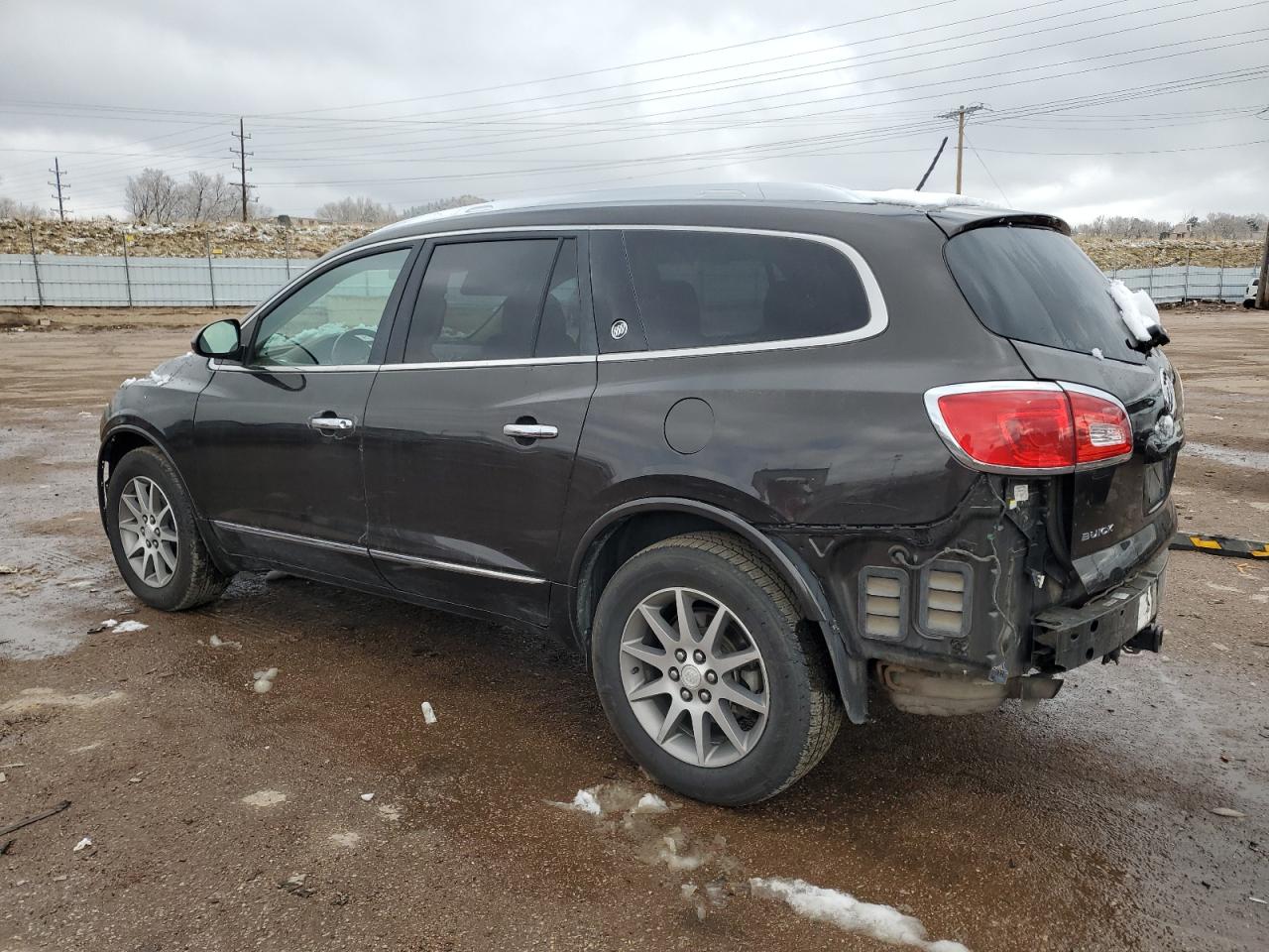 2013 Buick Enclave VIN 5GAKVCKDXDJ114083 Copart auction photo, front end / rear end damage thumbnail 2