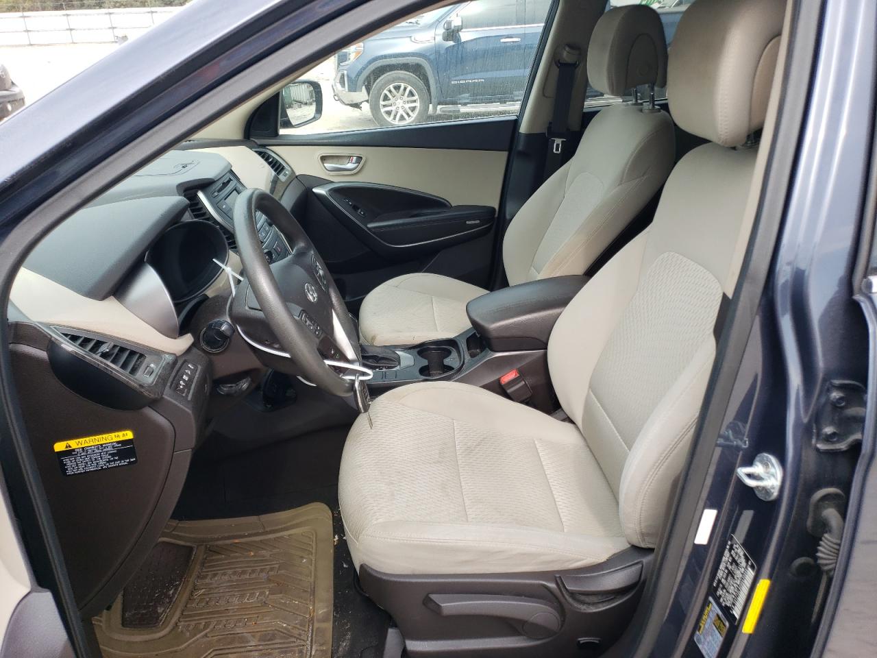 2017 Hyundai Santa Fe VIN 5XYZTDLB0HG430846 Copart auction photo, mechanical / minor dent/scratches damage thumbnail 7