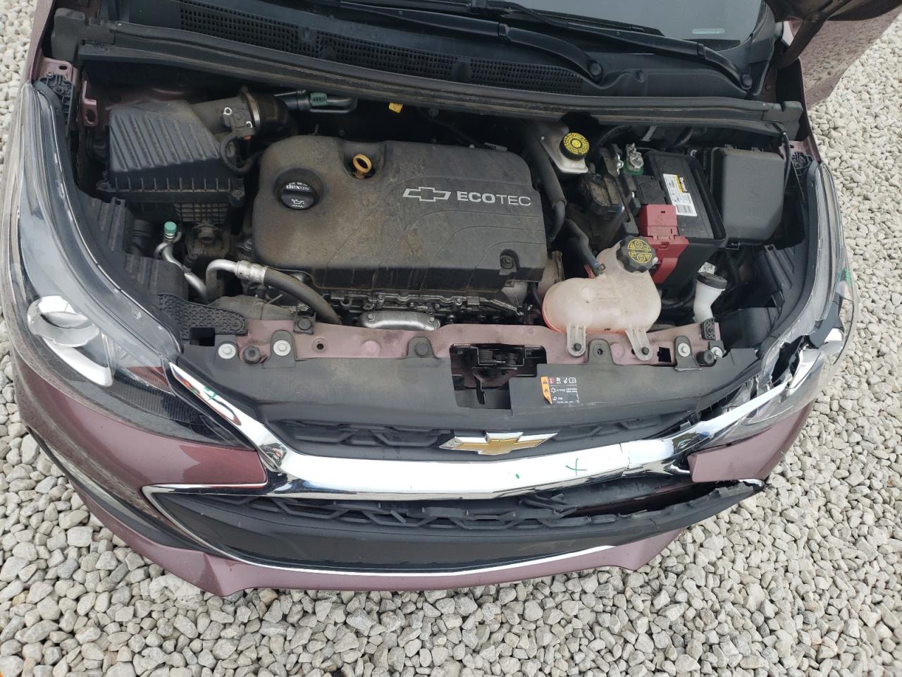 2020 Chevrolet Spark VIN KL8CB6SA4LC411946 Copart auction photo, front end / minor dent/scratches damage thumbnail 11