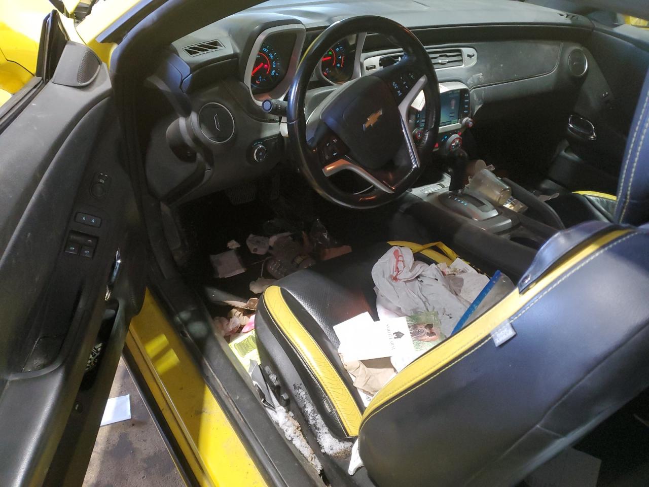 2014 Chevrolet Camaro VIN 2G1FB1E32E9176857 Copart auction photo, side damage thumbnail 8