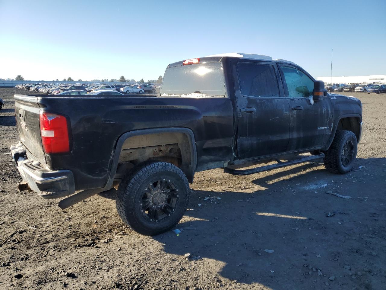 2016 GMC Sierra VIN 1GT12REG4GF176937 Copart auction photo, all over damage thumbnail 3