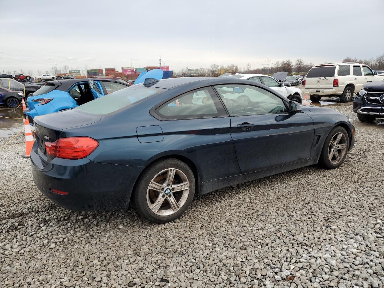 2014 BMW 4er VIN WBA3N9C51EK245375 Copart auction photo, mechanical damage thumbnail 3