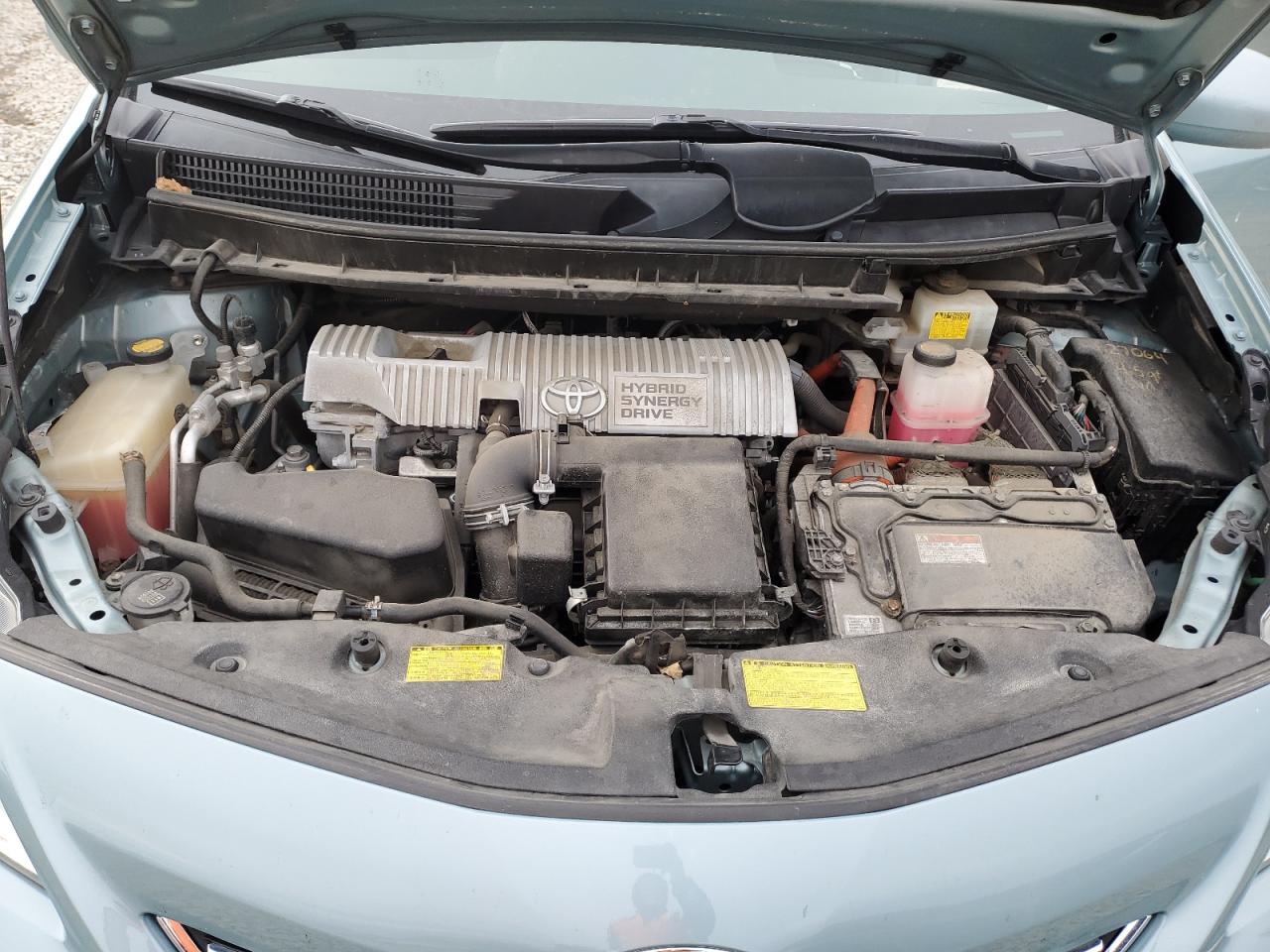 2014 Toyota Prius VIN JTDZN3EU0E3290591 Copart auction photo, front end / side damage thumbnail 12
