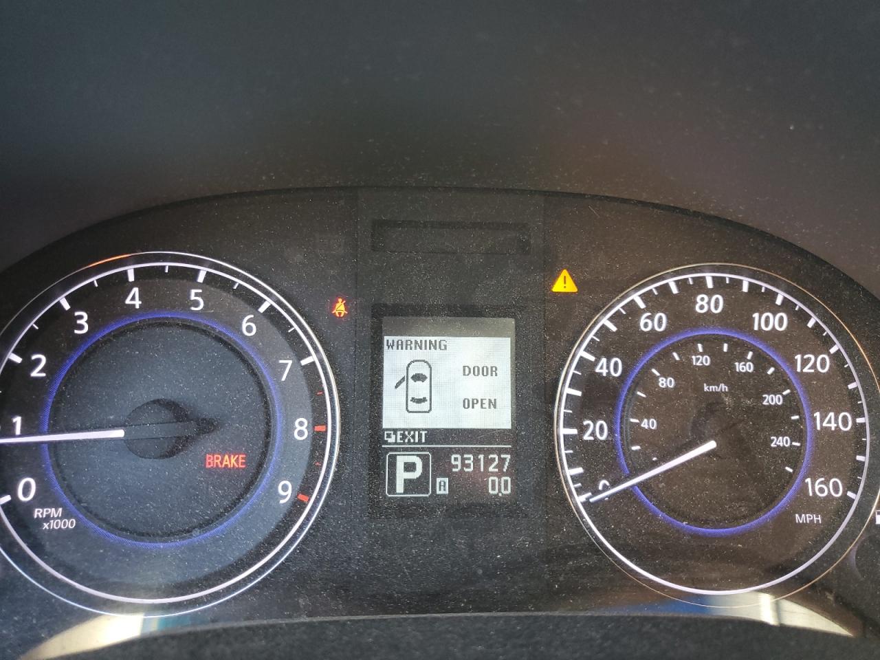 2013 Infiniti G VIN JN1CV6AR4DM769620 Copart auction photo, water/flood / side damage thumbnail 9
