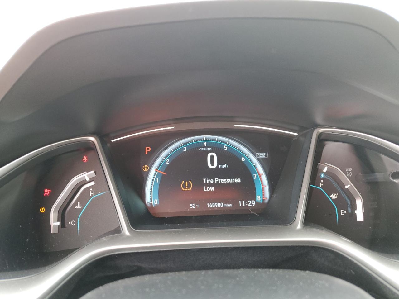 2017 Honda Civic VIN 2HGFC2F76HH507074 Copart auction photo, front end damage thumbnail 9